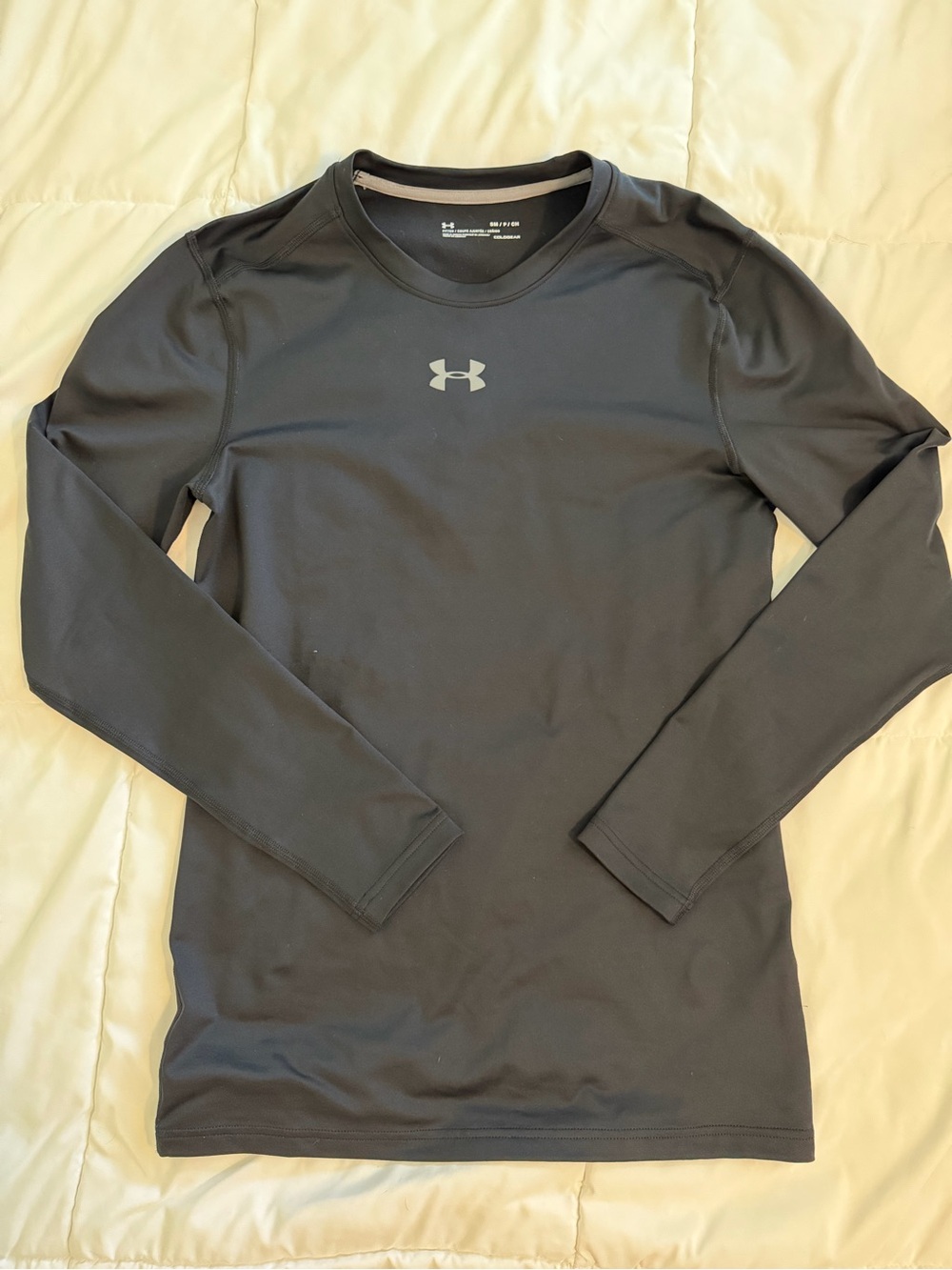 Under Armour Men's Long-Sleeve Performance Shirt - Black Size Small